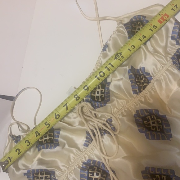 BANANA REPUBLIC MAXI DRESS FULL LENGTH DRESS NEW SILK SCARF PRINT BOHO GEOMETRIC - Picture 7 of 16